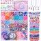 3200 Pieces Girls Toys Bracelet Making Kit, Unicorn/Mermaid Clay Beads Jewelry Activity Kit, DIY Crafts Birthday Christmas Gifts for Girls Ages 5 6 7 8 9 10 11 12 Years Old (Light Pink)